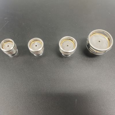 Trabajo de soldadura de vasos de vidrio TIG 53NQCN para WP17 18 26 y WP 9 20 Soporte personalizado