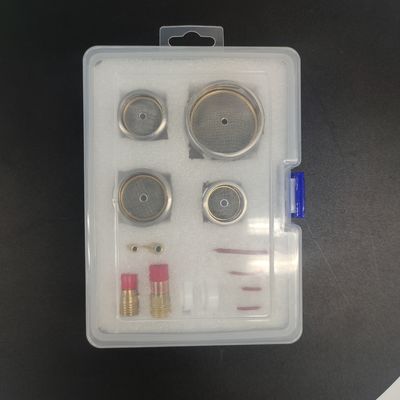 Trabajo de soldadura de vasos de vidrio TIG 53NQCN para WP17 18 26 y WP 9 20 Soporte personalizado