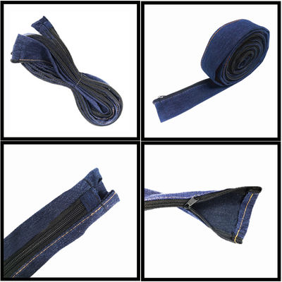 Cable de soldadura de la antorcha cubierta de la cremallera chaqueta de 3 metros para WP17 18 26 grado industrial