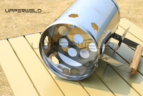Grill de cocina rápida y fácil de acero inoxidable de ignición de chimenea al aire libre