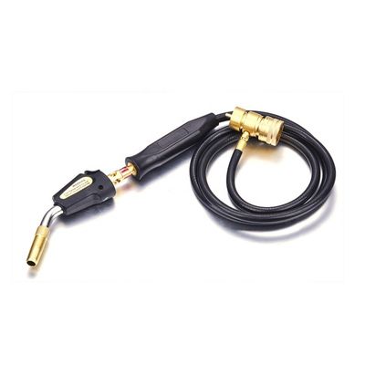 170*7,5*3,1cm UP6000 Lámpara de soldadura de propano de auto-ignición con cabeza de latón Lámpara de gas Mapp