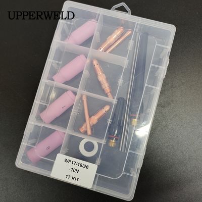 TIG Lente de gas recoger Dysza Ceramiczna WP17 18 26 Kit de boquilla de cerámica para el trabajo de soldadura