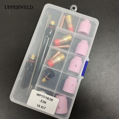 Kit de accesorios para antorchas de soldadura TIG refrigeradas por aire/agua con lente de gas y taza de vidrio