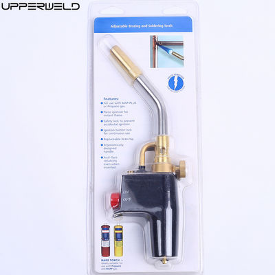 Torcha de Mapp de llama ajustable para calefacción y brasado de propano portátil
