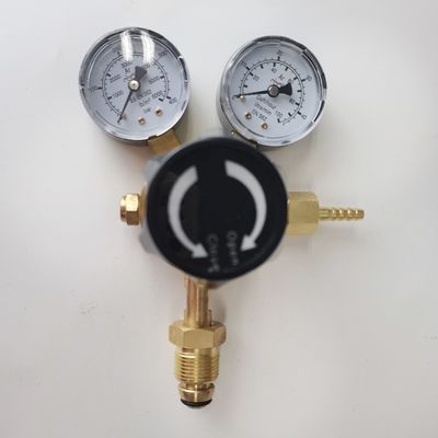 ODM soportado por el regulador de gas de argón de estilo británico doble medidor de flujo de CO2 para soldadura de alta presión Mig Tig