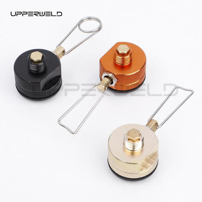 Cartucho de gas de propano-butano adaptador de estufa de campamento con interruptor de control de cilindro plano