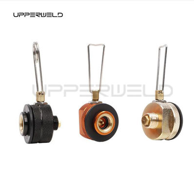 Cartucho de gas de propano-butano adaptador de estufa de campamento con interruptor de control de cilindro plano