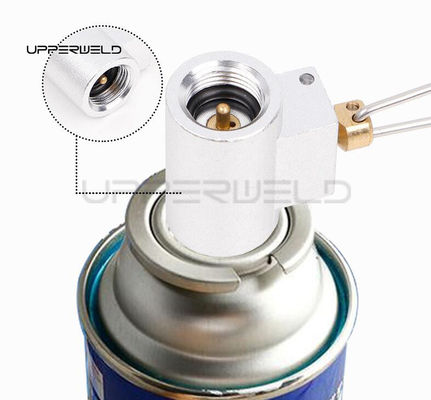 Conector de botella de propano Convert para la válvula de quemador de estufa exterior Adaptador de reabastecimiento de butano