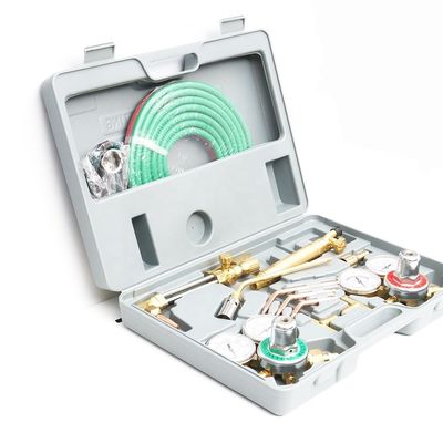 Inlet de acetileno 5/8" conexión superior portátil de corte de oxígeno antorcha y kit de soldadura