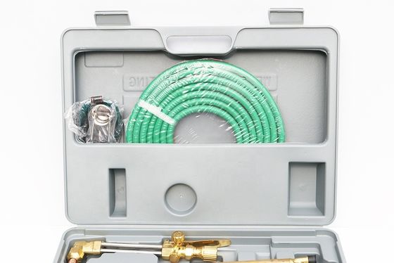 Inlet de acetileno 5/8" conexión superior portátil de corte de oxígeno antorcha y kit de soldadura