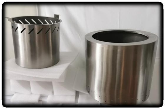 Estufas de cocina portátiles de acero inoxidable de acabado no oxidante para campamentos y hogueras
