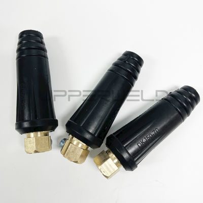 Apoyo personalizado OEM 50-70EU Cable de soldadura masculino y femenino Conectores rápidos enchufe para máquina de soldadura