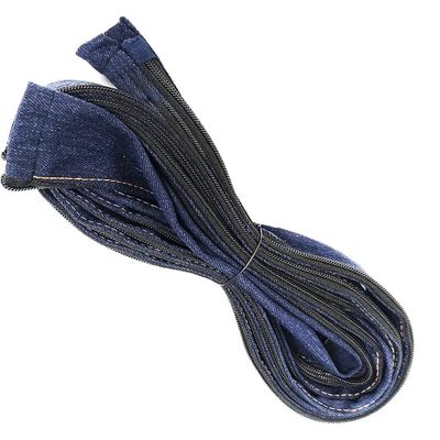 Protección de soldadura chaqueta de denim azul resistente al fuego para cubierta de cable TIG antorcha de soldadura