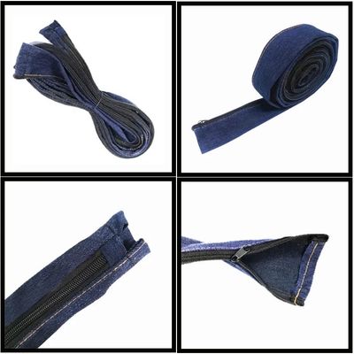 Protección de soldadura chaqueta de denim azul resistente al fuego para cubierta de cable TIG antorcha de soldadura