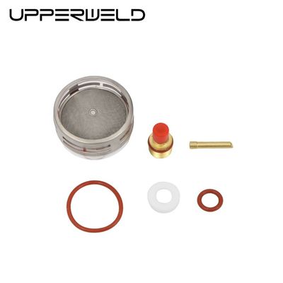 2.4mm TIG Consumibles de soldadura Kit de copa de vidrio Pyrex para WP9 20 Soporte personalizado ODM