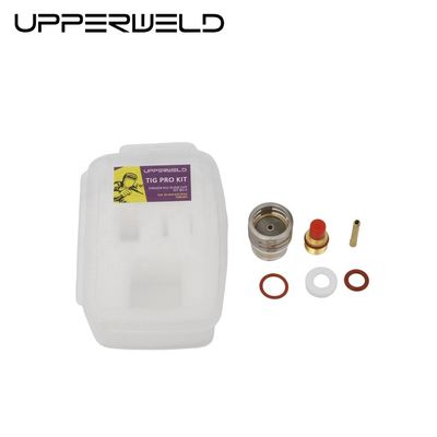 Accesorios TIG Lentes de gas Colla de cuña y boquilla de vidrio Pyrex para WP9 20 antorcha de soldadura