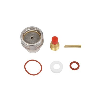 WP9 20 Linterna de soldadura Kit de copa de vidrio Pyrex 16 54NQCN 2.4MM Lente de gas Cuña Recoger fácil