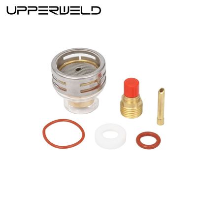 WP9 20 Linterna de soldadura Kit de copa de vidrio Pyrex 16 54NQCN 2.4MM Lente de gas Cuña Recoger fácil