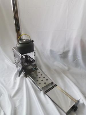 Estufas de leña de escritorio compactas y duraderas para acampar 23*15*17cm