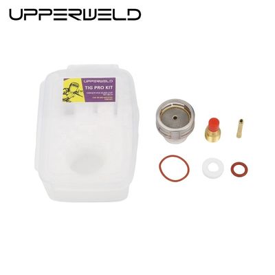 WP9 20 Linterna de soldadura Kit de copa de vidrio Pyrex 16 54NQCN 2.4MM Lente de gas Cuña Recoger fácil