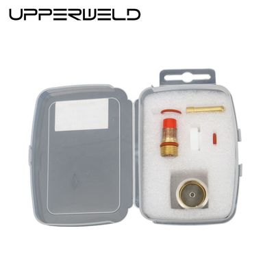 Lente de gas Cuña de recolección Kit de copa de vidrio Pyrex 2,4 mm claro para WP17 18 26 antorcha de soldadura