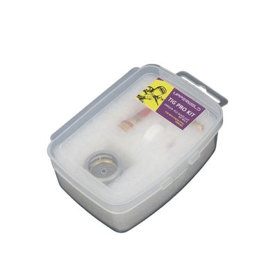 Lente de gas Cuña de recolección Kit de copa de vidrio Pyrex 2,4 mm claro para WP17 18 26 antorcha de soldadura
