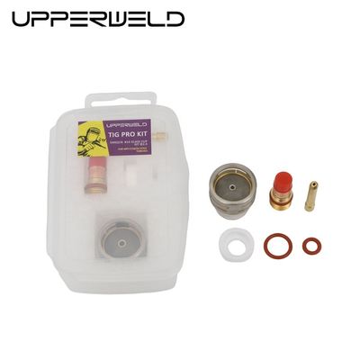 WP17 18 26 Tig Consumables antorcha 14 54NQCN Lente de gas Cuña de recogida Kit de copa de vidrio Pyrex