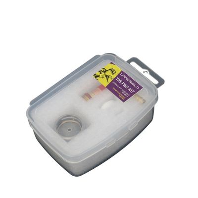 WP17 18 26 Tig Consumables antorcha 14 54NQCN Lente de gas Cuña de recogida Kit de copa de vidrio Pyrex