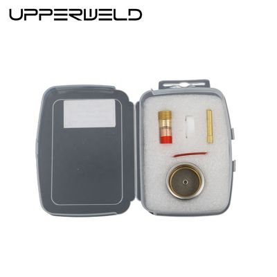 WP17 18 26 Tig Consumables antorcha Lente de gas Cuña de recogida Kit de copa de vidrio Pyrex 0,05 kg 2,4 mm
