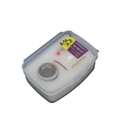 WP17 18 26 Tig Consumables antorcha Lente de gas Cuña de recogida Kit de copa de vidrio Pyrex 0,05 kg 2,4 mm