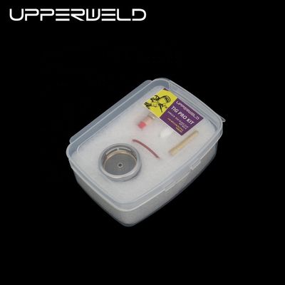 WP17 18 26 Tig Consumables antorcha Lente de gas Cuña de recogida Kit de copa de vidrio Pyrex 0,05 kg 2,4 mm