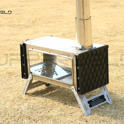 Fuego de calefacción exterior Fuego plegable de carbón de madera 304 de acero inoxidable para acampar