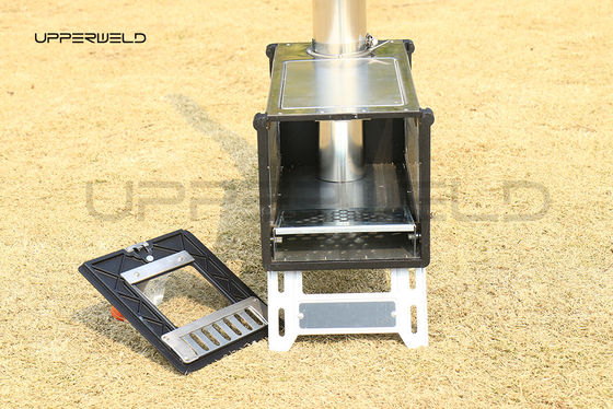 Fuego de calefacción exterior Fuego plegable de carbón de madera 304 de acero inoxidable para acampar