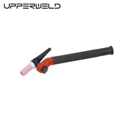 Equipo de soldadura negra Accesorios refrigerados por agua Cuello giratorio Tig Cabeza de antorcha de soldadura NR18