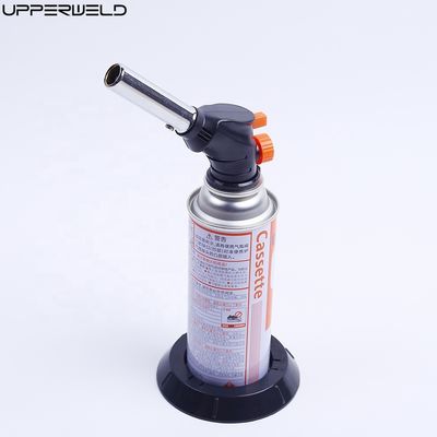 Antorcha de soplado de butano con llama ajustable superior de metal para antorcha de gas de barbacoa y antorcha de cocina