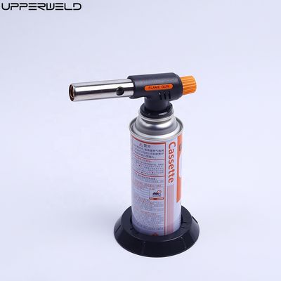 Antorcha de soplado de butano con llama ajustable superior de metal para antorcha de gas de barbacoa y antorcha de cocina