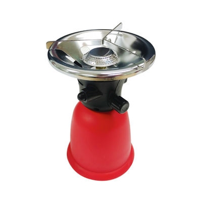 Cabecera de estufa de acero inoxidable con combustible de gas propano para barbacoas y campamentos al aire libre portátiles