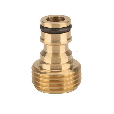 Conector rápido de manguera de jardín de latón 3/4 pulgadas GHT Accesorios para manguera de agua masculina y femenina