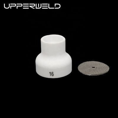2.4mm Copas de soldadura cerámicas Tig para antorcha de soldadura WP17 18 26 24 53NQCN vidrio avanzado