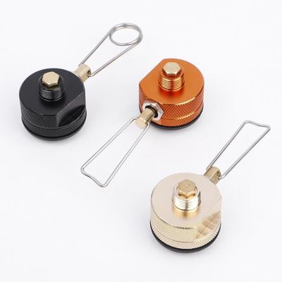 Apoyo personalizado OBM Camping Negro Naranja Estufas Quemadoras de tanque de propano Adaptador de recarga