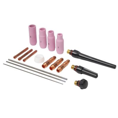 Kit de soldadura de vidrio WP17 18 26 10N de cerámica Tig para la antorcha de consumibles de soldadura Tig