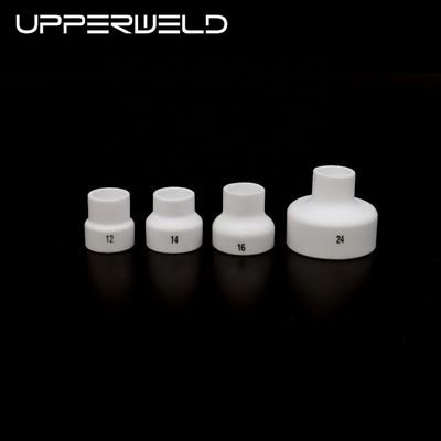 Copas de soldadura Tig para antorcha de soldadura WP17 18 26 Consumibles de cerámica blanca Tig 0,05 kg