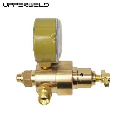 Regulador de acetileno de soldadura medidor de gas reductor de presión de doble etapa para conjuntos de soldadura