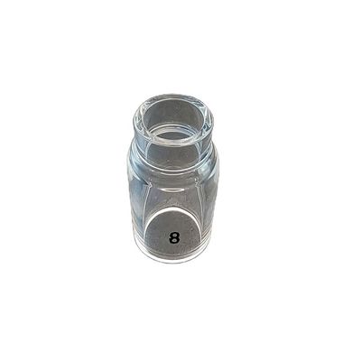 Apoyo personalizado 54NQ14-8 Tig Soldadura de copas de vidrio transparente para WP17 18 26 antorcha de soldadura