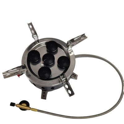 Estufas de gas portátiles de 64 cm de tamaño de alambre negro UPWY-501 Estufas de gas portátiles con parrilla Slammer