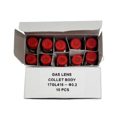 Consumibles de soldadura para antorchas TIG 17GL116 Lentes de gas 10N23S y 10N25S Recolección de cuña