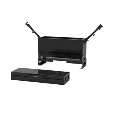 Tipo de metal de acero inoxidable BBQ de media unidad de mesa incendiaria para acampar y picnic
