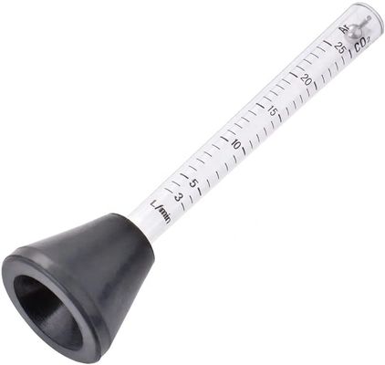 Medidor de flujo transparente de 25 ml para soldadores Mig Tig Gas adecuado CO2/Argón