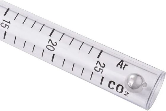 Medidor de flujo transparente de 25 ml para soldadores Mig Tig Gas adecuado CO2/Argón
