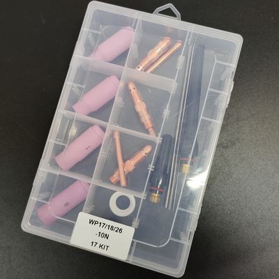 Las piezas de repuesto de la antorcha TIG WP-17/18/26 de la serie 10N son duraderas.